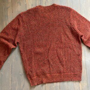 Marks & Spencer Men's Orange and Red Jumper